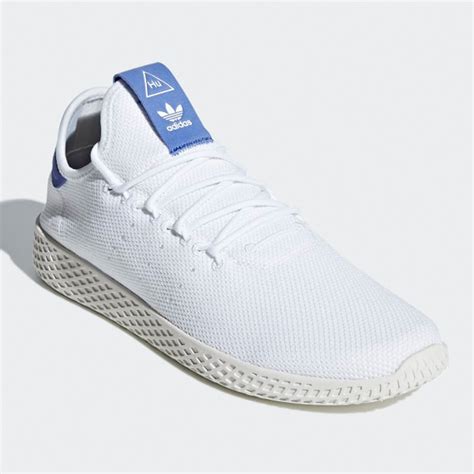 adidas pharrell williams tennis hu herren blau weiß|adidas pharrell williams hu trainers.